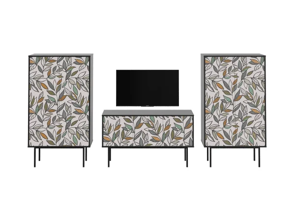 Композиция Boho Color 3 черный, с принтом — изображение 2