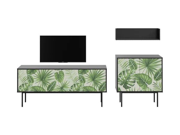 Композиция Boho Color 4 черный, с принтом — изображение 2