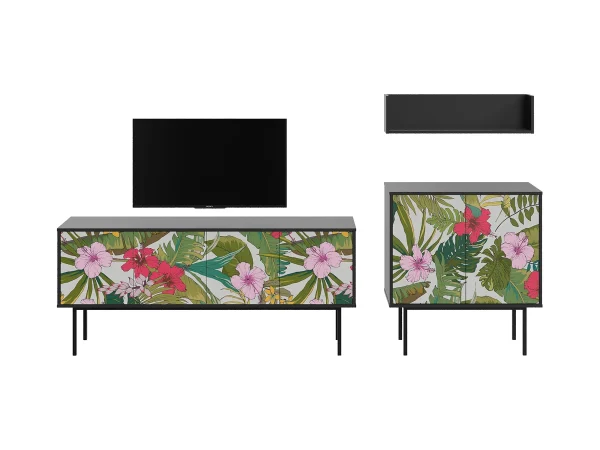 Композиция Boho Color 4 черный, с принтом — изображение 2