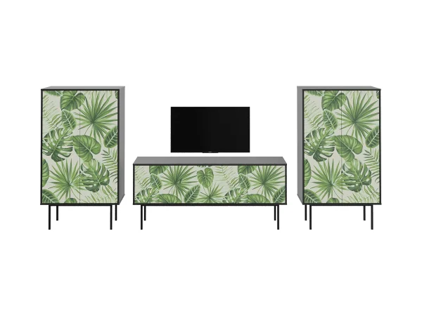 Композиция Boho Color 5 черный, с принтом — изображение 2