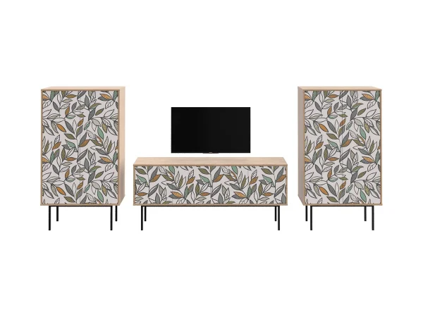 Композиция Boho Color 5 дуб корбридж, с принтом — изображение 2