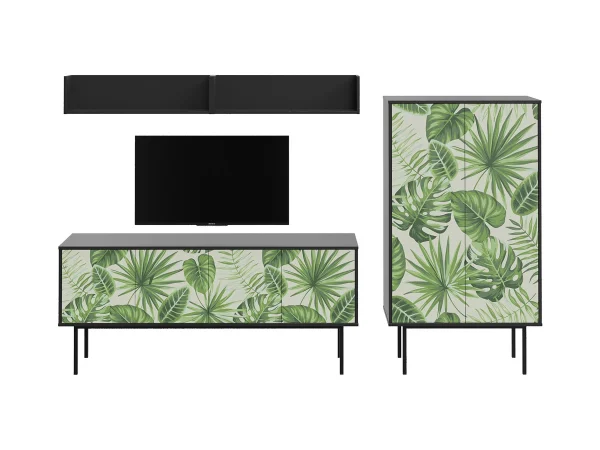 Композиция Boho Color 6 черный, с принтом — изображение 2