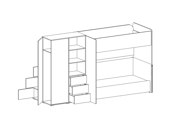 Композиция Play 25 бежевый, ясень коимбра — изображение 3