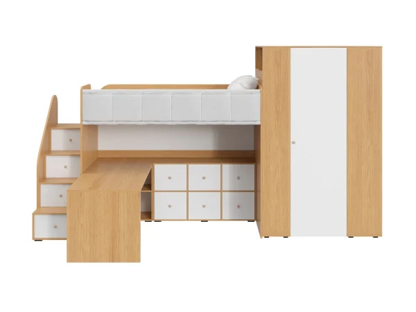 Композиция Play 7 белый, дуб корбридж — изображение 2