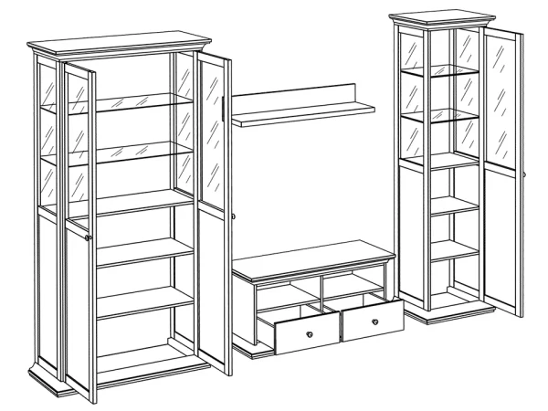 Композиция Reina 4 дуб сонома — изображение 2