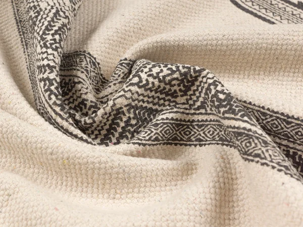 Ковер Luno 300х200 бежевый, черный — изображение 4