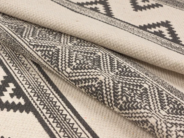 Ковер Luno 90х60 бежевый, черный — изображение 3