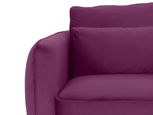 Кресло Amsterdam черный, фиолетовый — изображение 5