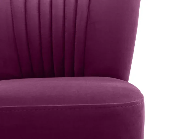 Кресло Barbara черный, фиолетовый — изображение 5