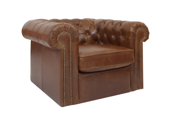 Кресло Chesterfield коричневый — изображение 2