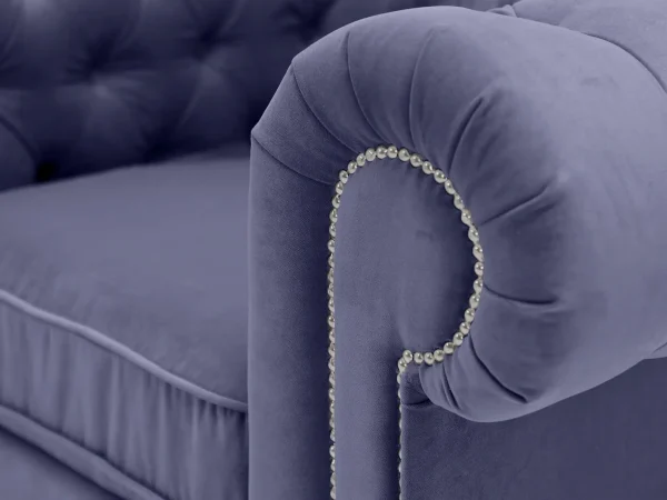 Кресло Chesterfield сиреневый — изображение 3