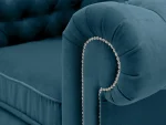 Кресло Chesterfield бирюзовый — изображение 3