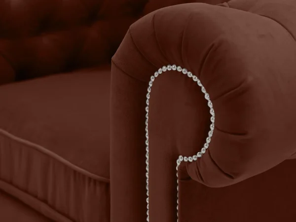 Кресло Chesterfield коричневый — изображение 3