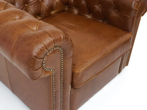 Кресло Chesterfield коричневый — изображение 3
