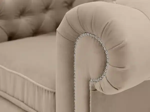 Кресло Chesterfield бежевый — изображение 3