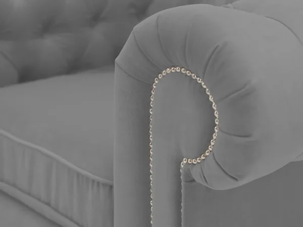 Кресло Chesterfield серый — изображение 4