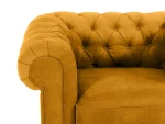 Кресло Chesterfield желтый — изображение 4