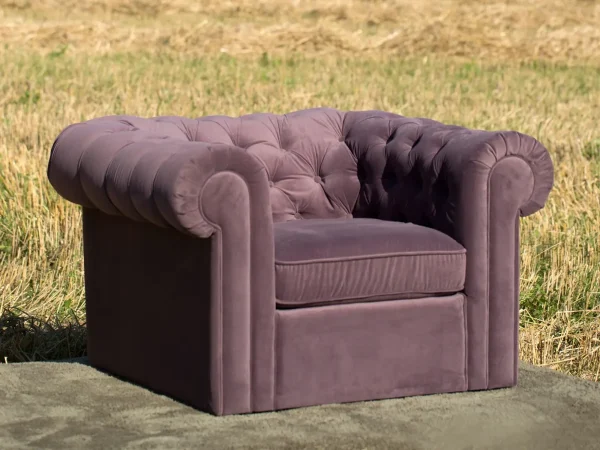 Кресло Chesterfield коричневый — изображение 5