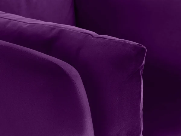 Кресло Copenhagen черный, фиолетовый — изображение 4