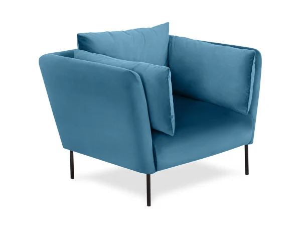 Кресло Copenhagen синий, белый — изображение 5