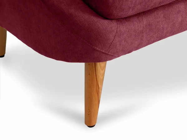 Кресло  Corsica бордовый — изображение 5