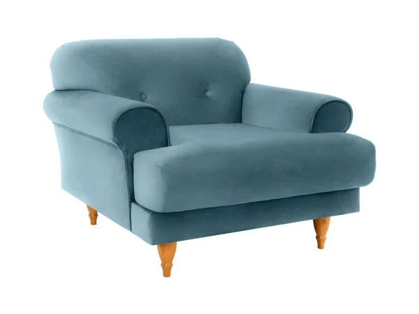 Кресло Italia бук, голубой — изображение 2