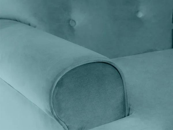 Кресло Italia черный, голубой — изображение 3