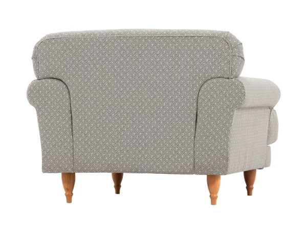 Кресло Italia с принтом, серый — изображение 3