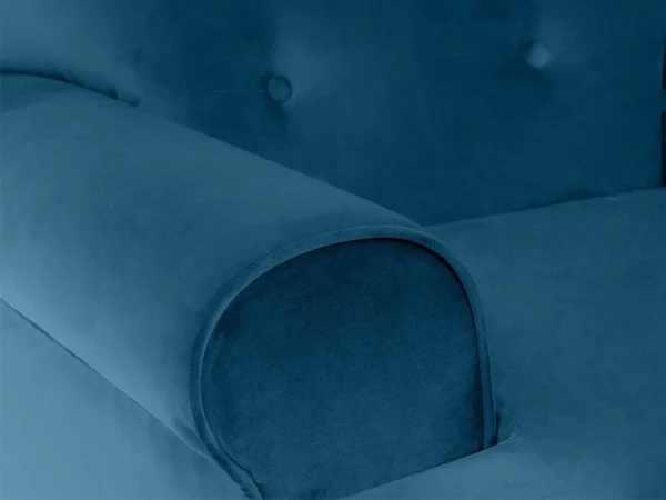 Кресло Italia синий, черный — изображение 3