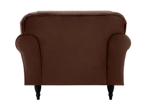 Кресло Italia коричневый, черный — изображение 4