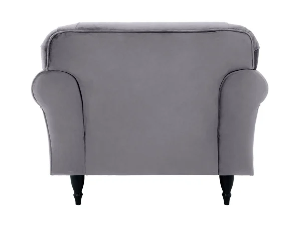 Кресло Italia светло-серый, черный — изображение 4