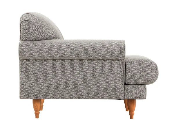 Кресло Italia с принтом, серый — изображение 4