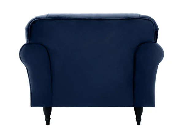 Кресло Italia темно-синий, черный — изображение 4
