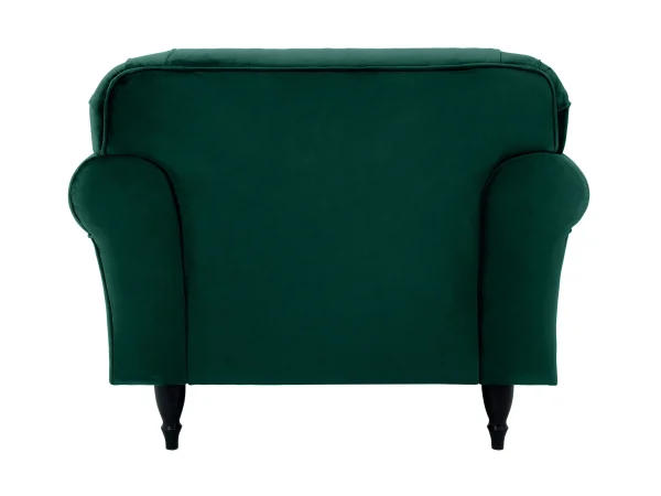 Кресло Italia черный, темно-зеленый — изображение 4