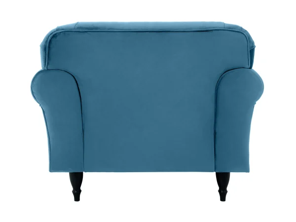 Кресло Italia синий, черный — изображение 4