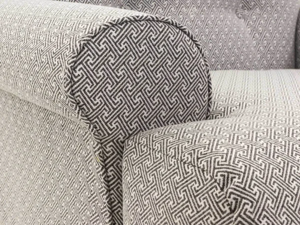 Кресло Italia с принтом, серый — изображение 4