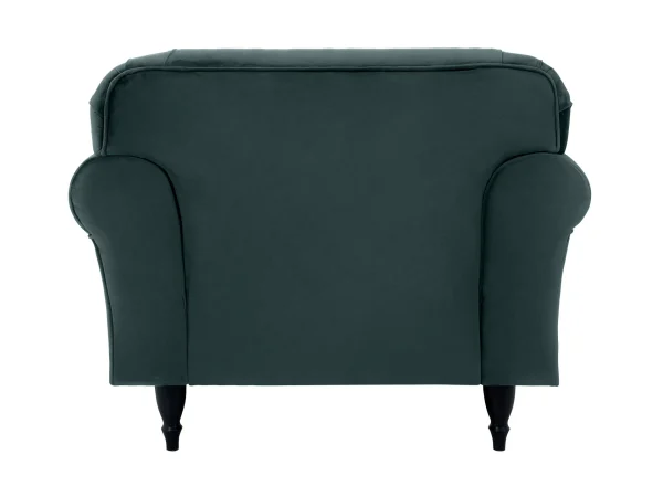 Кресло Italia черный, темно-зеленый — изображение 4