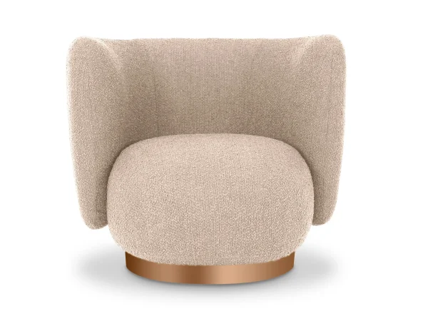 Кресло Lucca вращающееся бежевый — изображение 2