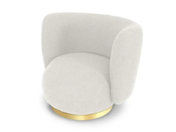 Кресло Lucca вращающееся белый — изображение 5