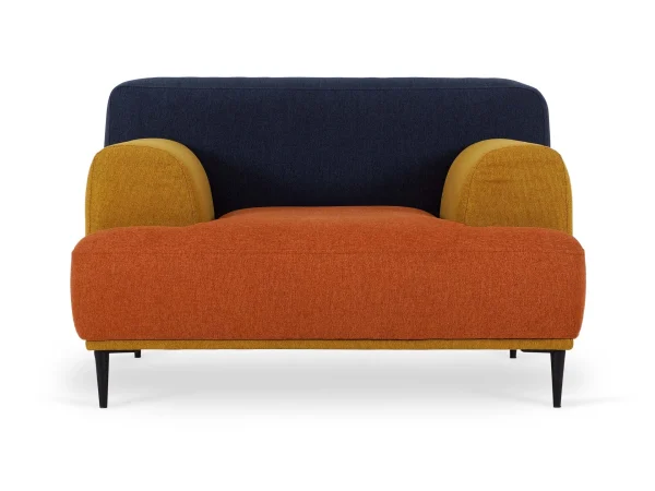 Кресло Portofino Wave оранжевый, черный — изображение 2