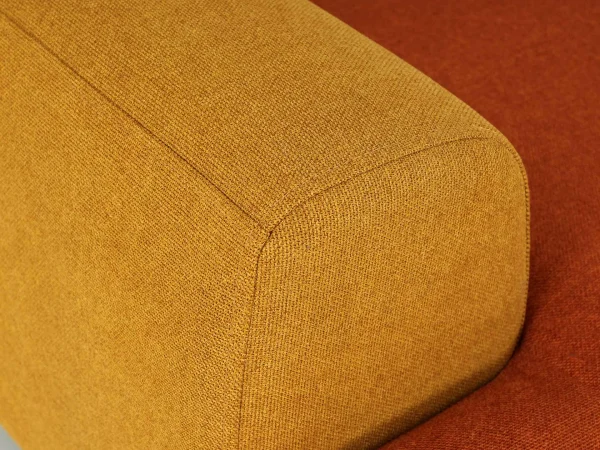 Кресло Portofino Wave оранжевый, черный — изображение 5