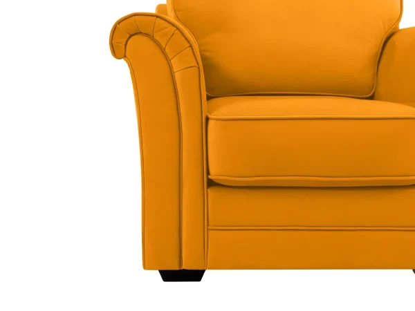 Кресло Sydney желтый — изображение 3