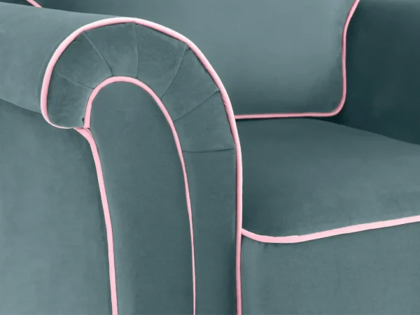 Кресло Sydney бирюзовый, сиреневый — изображение 4