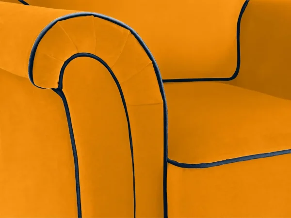 Кресло Sydney желтый — изображение 4