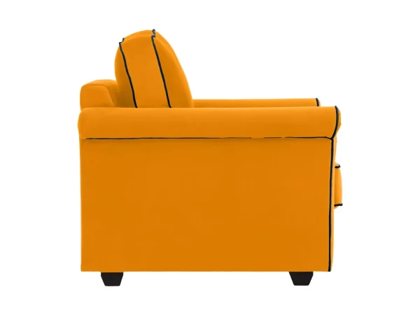 Кресло Sydney желтый — изображение 5