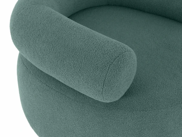 Кресло Tirella вращающееся синий, белый — изображение 4