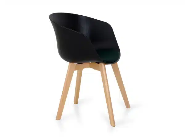 Кресло Tulip черный — изображение 3