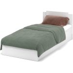 Кровать «Чикаго» 90 с ламелями, белый