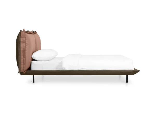 Кровать Barcelona коричневый, светло-розовый — изображение 4