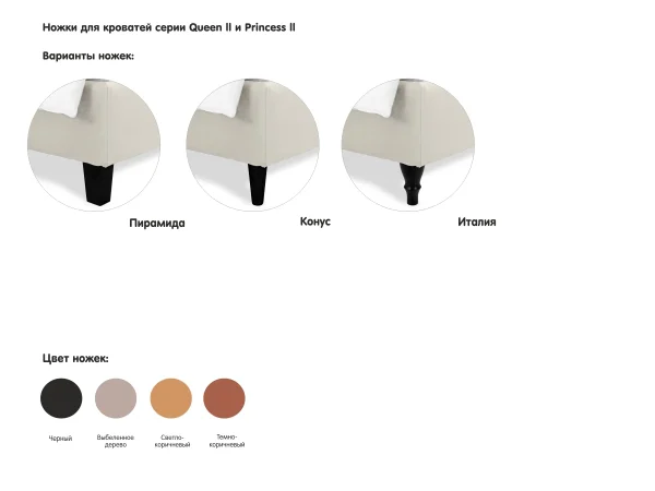 Кровать Princess II L черный — изображение 5